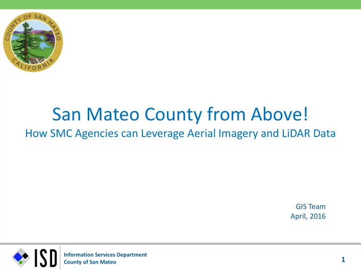 san mateo county from above
