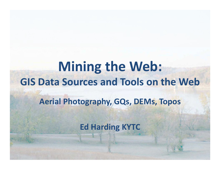 mining the web