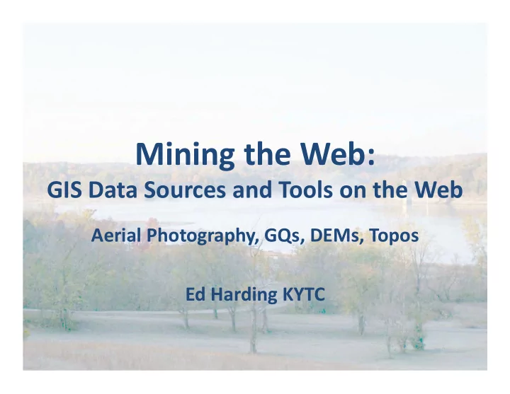mining the web