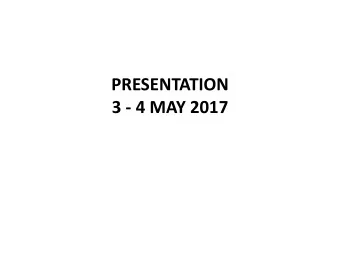 PRESENTATION 3 - 4 MAY 2017  EDMOS MTETWA (PhD)  SENIOR LECTURER  UNIVERSITY OF ZIMBABWE