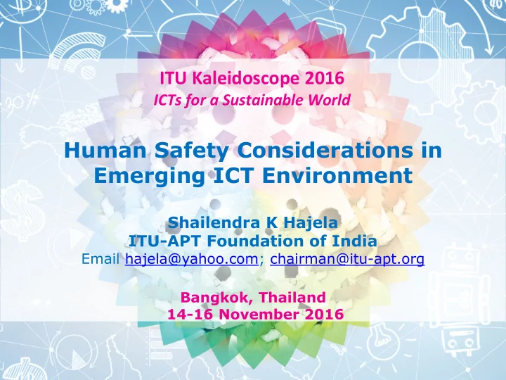 human safety considerations in