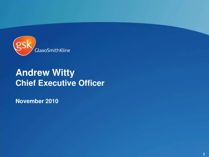 andrew witty