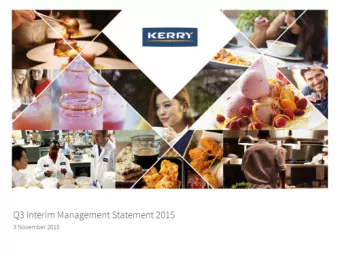 Disclaimer: Forward Looking Statements  This presentation/announcement may contain forward looking