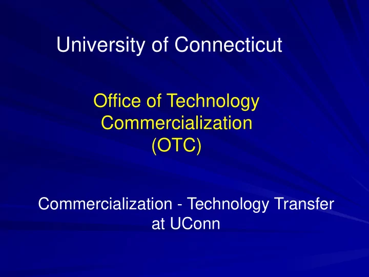 university of connecticut