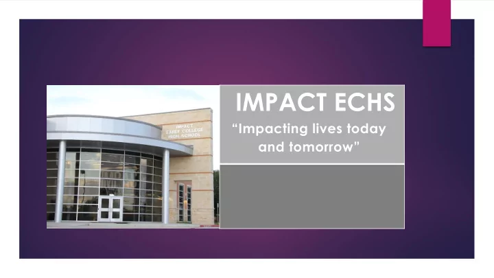 impact echs