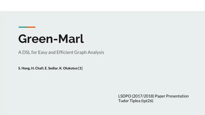 green marl
