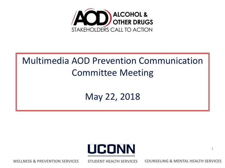 multimedia aod prevention communication