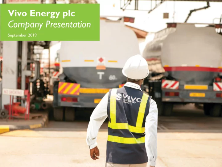 company presentation