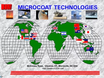 McKinney, Texas  McKinney, Texas,  Cheshire, CT,  Morrisville, NC USA  http://www.m-coat.com  Just