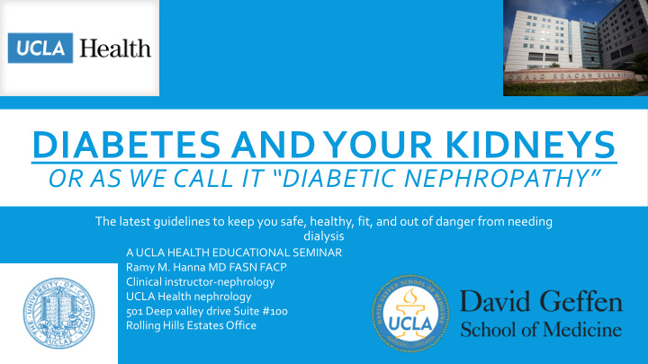 diabetes and your kidneys