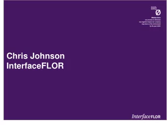 Chris Johnson  InterfaceFLOR  Thirty Companies That Get It  ICONS  HERMAN  VIKING  OXO  NIKE