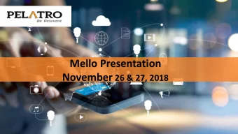 Disclaimer These presentation slides and the accompanying verbal presentation (the Presentation