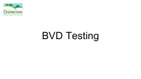 bvd testing the disease the two tests
