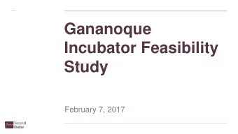 Study  February 7, 2017  Todays agenda  Todays review highlights the executive summary of the