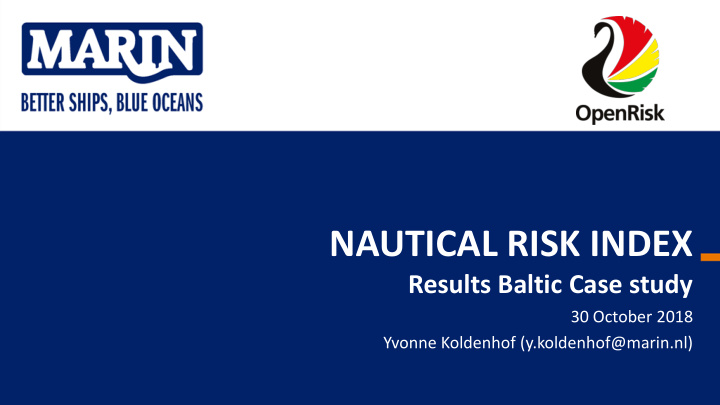 nautical risk index
