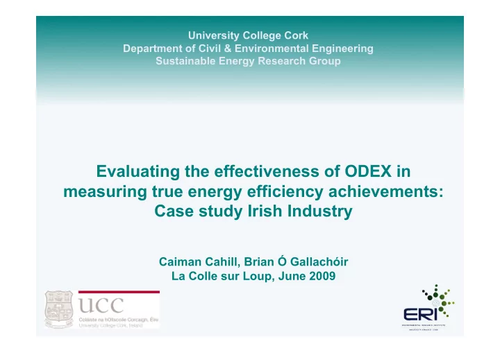evaluating the effectiveness of odex in measuring true