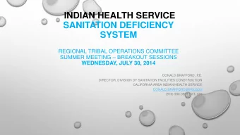 SYSTEM  REGIONAL TRIBAL OPERATIONS COMMITTEE SUMMER MEETING  BREAKOUT SESSIONS  WEDNESDAY, JULY