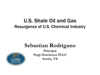 Sebastian Rodrigano  Principal  Popp Hutcheson PLLC  Austin, TX  Topics  Importance of the