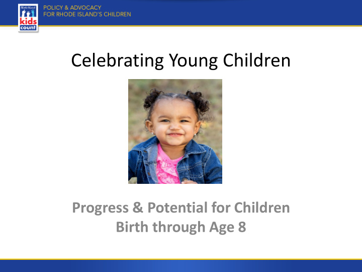 celebrating young children