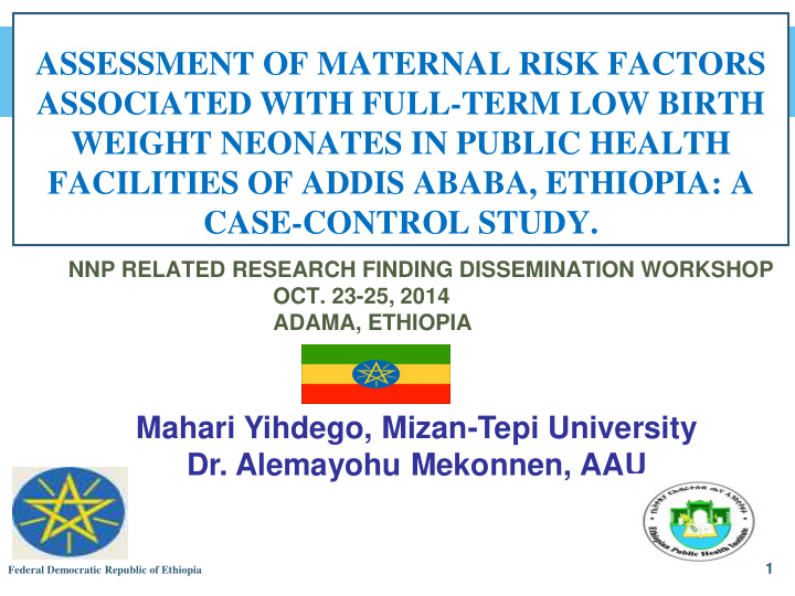 assessment of maternal risk factors associated with full