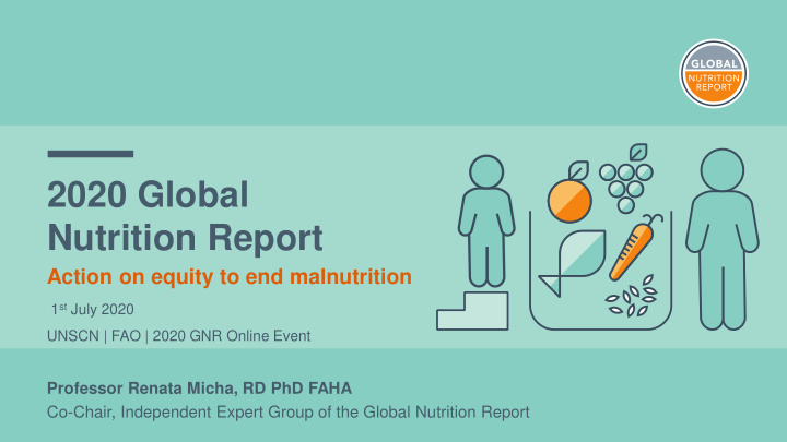 2020 global nutrition report