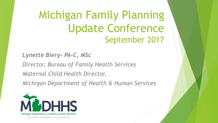 michigan family planning