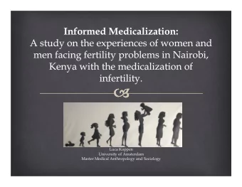 Luca Koppen  University of Amsterdam  Master Medical Anthropology and Sociology  Index