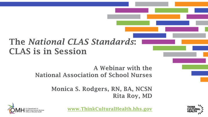 the national clas standards clas is in session