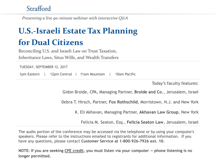 u s israeli estate tax planning for dual citizens