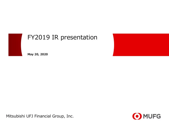 fy2019 ir presentation