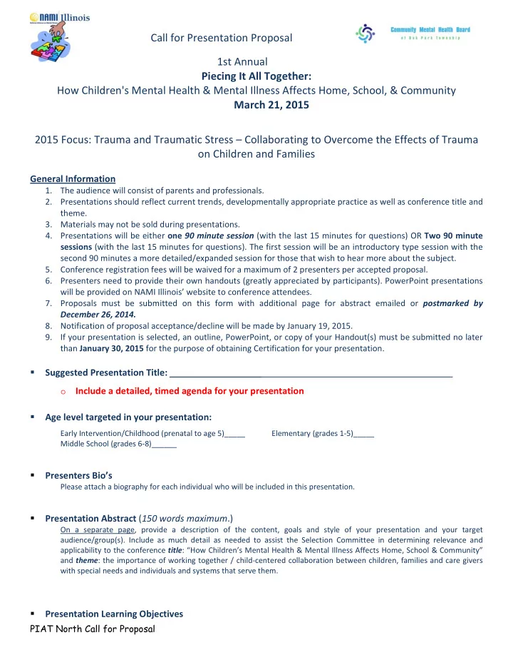 2015 focus trauma and traumatic stress collaborating to