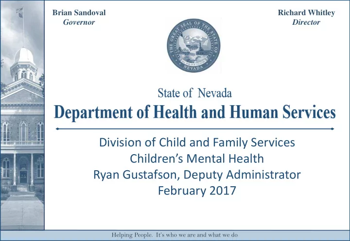 ryan gustafson deputy administrator