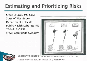 State of Washington  Department of Health  Public Health Laboratories  206-418-5437