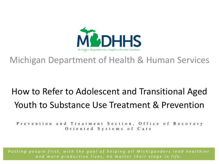michigan department of health amp human services how to