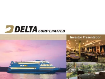 Investor Presentation  Table of Contents  01 Introduction  02 Investment Highlights  03 Financial