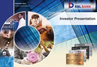 Investor Presentation  Disclaimer  By attending the meeting where this presentation is made, or by