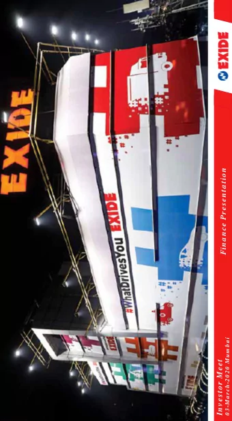 Fina nce Presenta tion  0 3-Ma rch-20 20  Mum ba i  Inv estor Meet  Forward Looking Statem ent  1