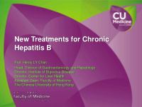 new treatments for chronic hepatitis b