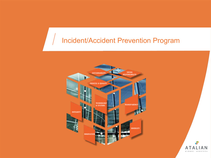 incident accident prevention program