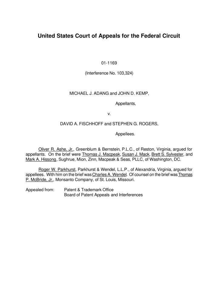united states court of appeals for the federal circuit 01