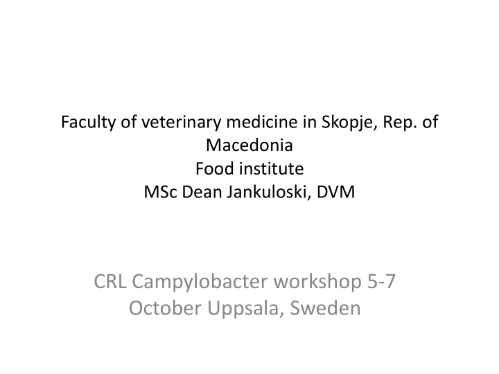 crl campylobacter workshop 5 7