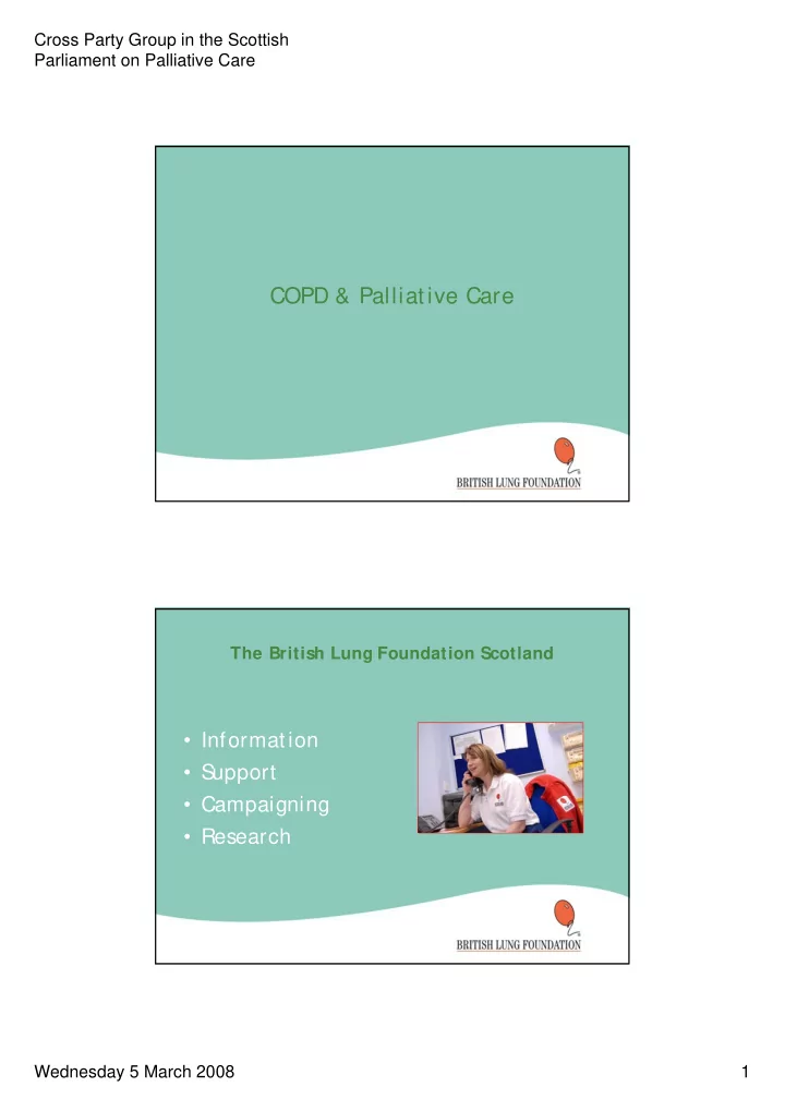 copd amp palliative care