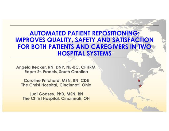 automated patient repositioning improves quality safety