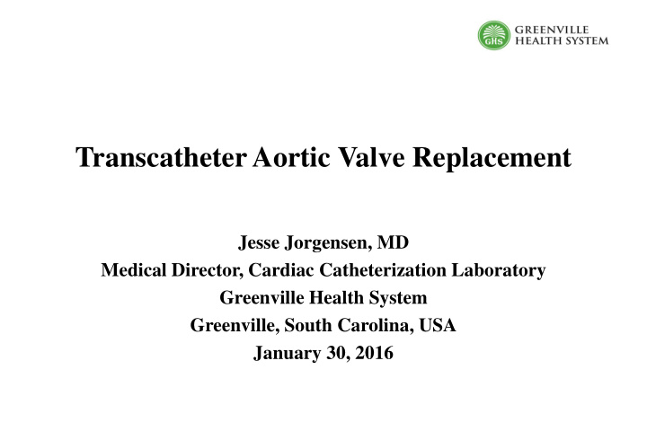 transcatheter aortic valve replacement