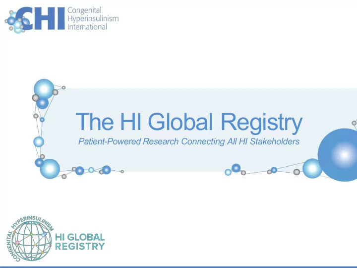 the hi global registry