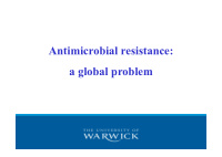 antimicrobial resistance a global problem the