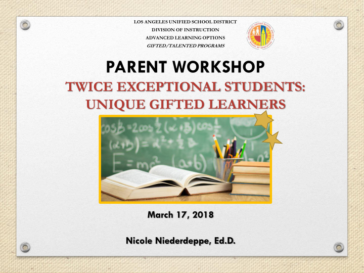 parent workshop