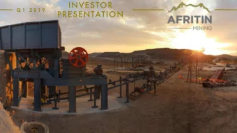 INVESTOR  Q 1  2 0 1 9  PRESENTATION  DISCLAIMER  These presentation slides (the Slides) do