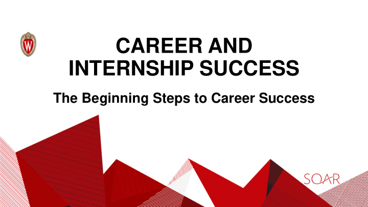 career and internship success