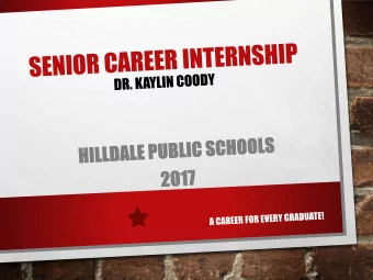 2017 HILLDALE  2017 HILLD  ALE  ST  STATS TS  MUSKOGEE COUNTY  1,900 STUDENTS TOTAL